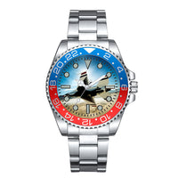 Thumbnail for Turning Right Fighting Falcon F16 Designed Luxury Aviators Best Choice Watches