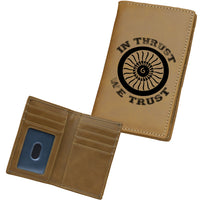 Thumbnail for In Thrust We Trust (Vol 2) Designed Leather Card Holder Wallets