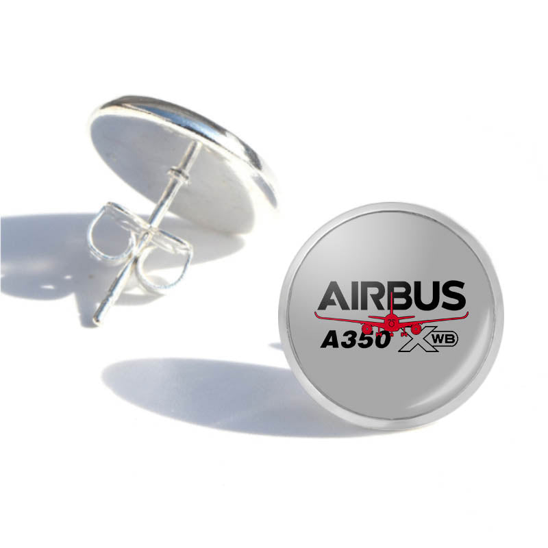 Amazing Airbus A350 XWB Designed Stud Earrings