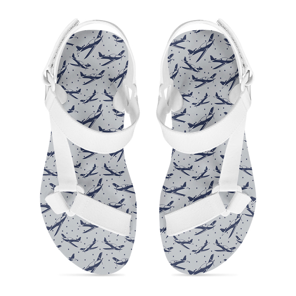 Propellers & Stars Designed Open Toe Sandals (Slippers)