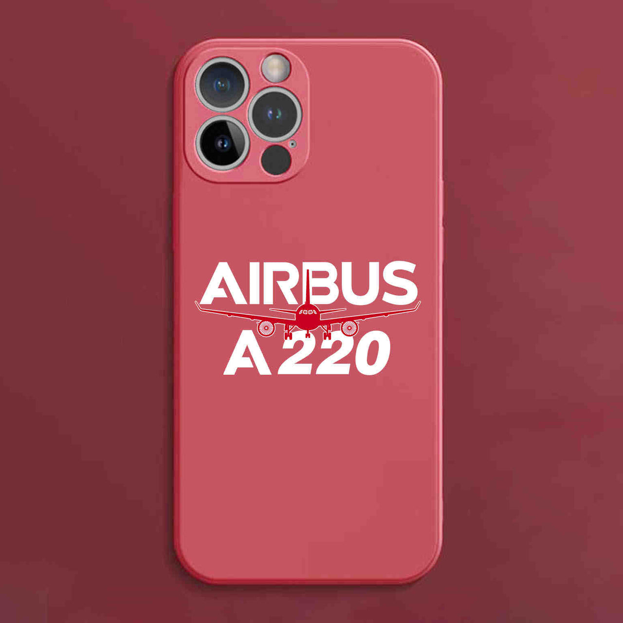 Amazing Airbus A220 Designed Soft Silicone iPhone Cases