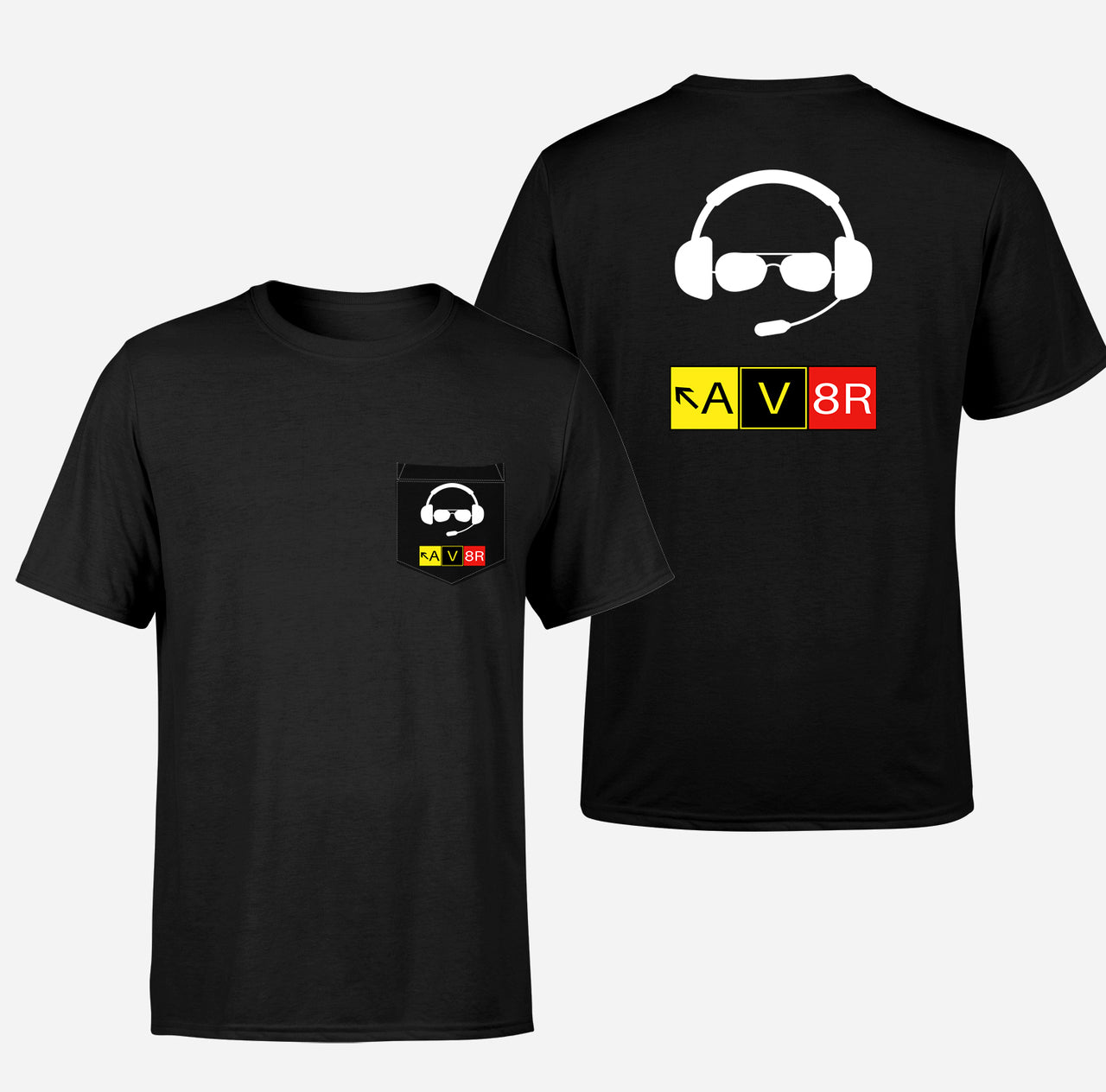 AV8R 2 Designed Pocket T-Shirts