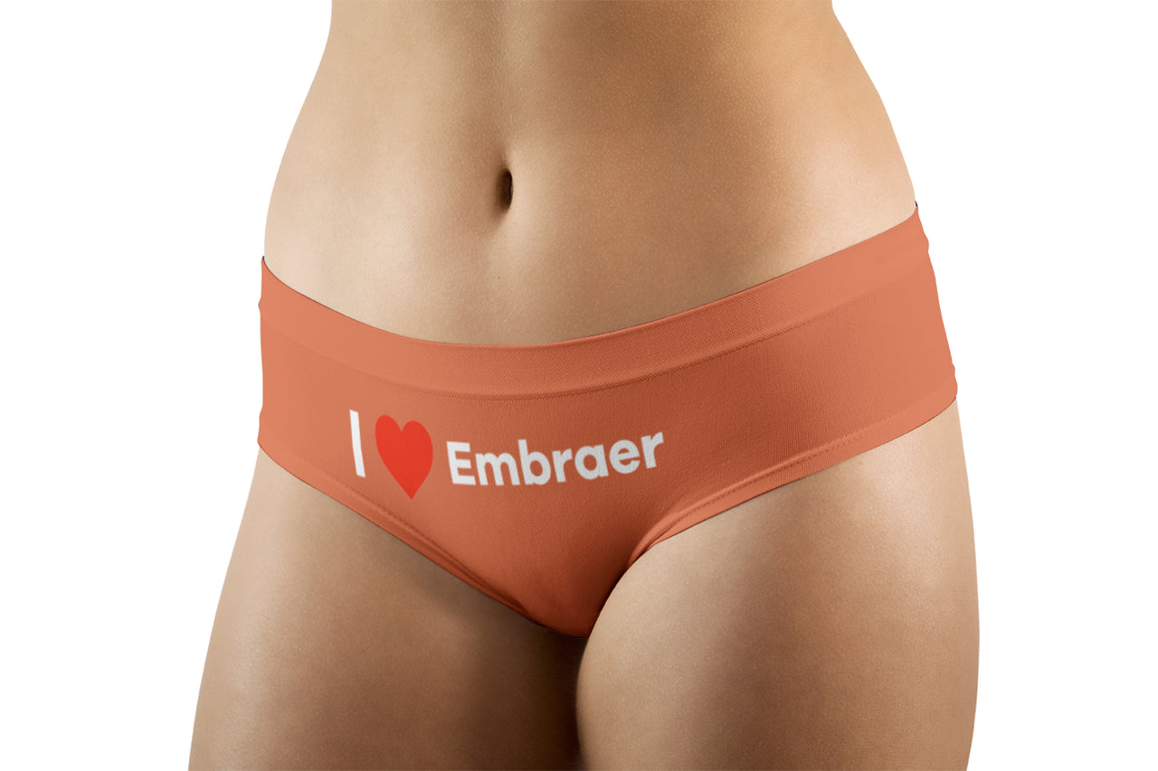 I Love Embraer Designed Women Panties & Shorts