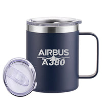 Thumbnail for Amazing Airbus A380 Designed Stainless Steel Laser Engraved Mugs