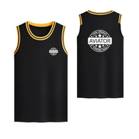 Thumbnail for %100 Original Aviator Designed Basketball Style Sports Tank Tops