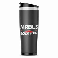 Thumbnail for Amazing Airbus A321neo Designed Stainless Steel Travel Mugs