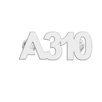 Thumbnail for A310 Flat Text Designed Hollow Pins