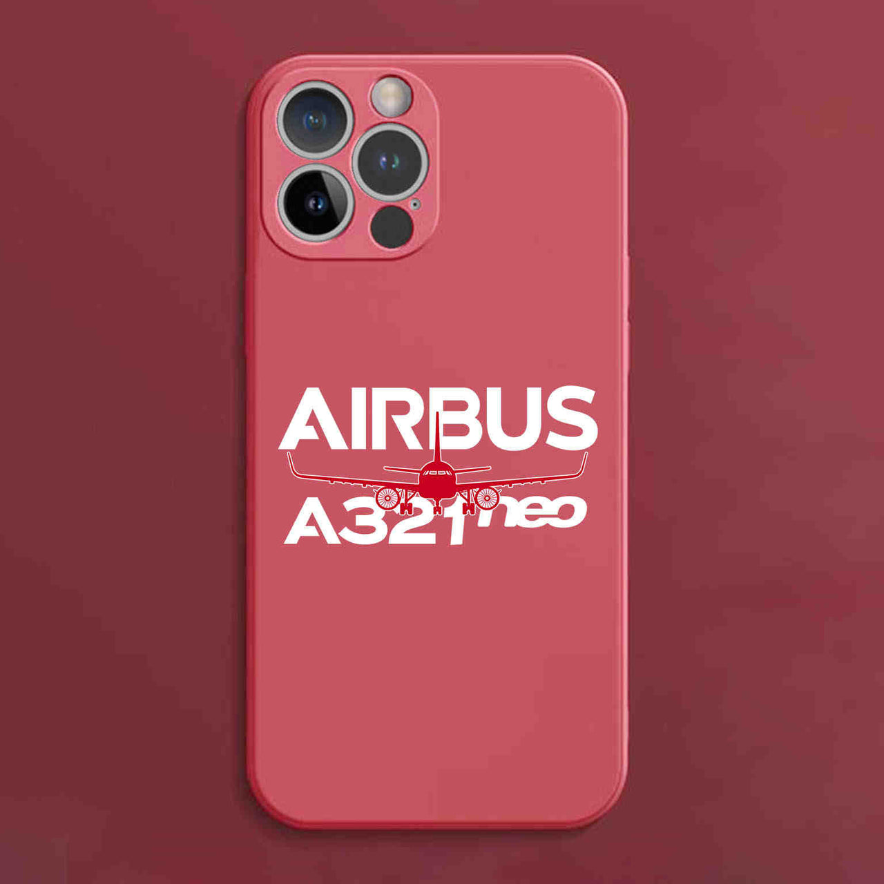 Amazing Airbus A321neo Designed Soft Silicone iPhone Cases