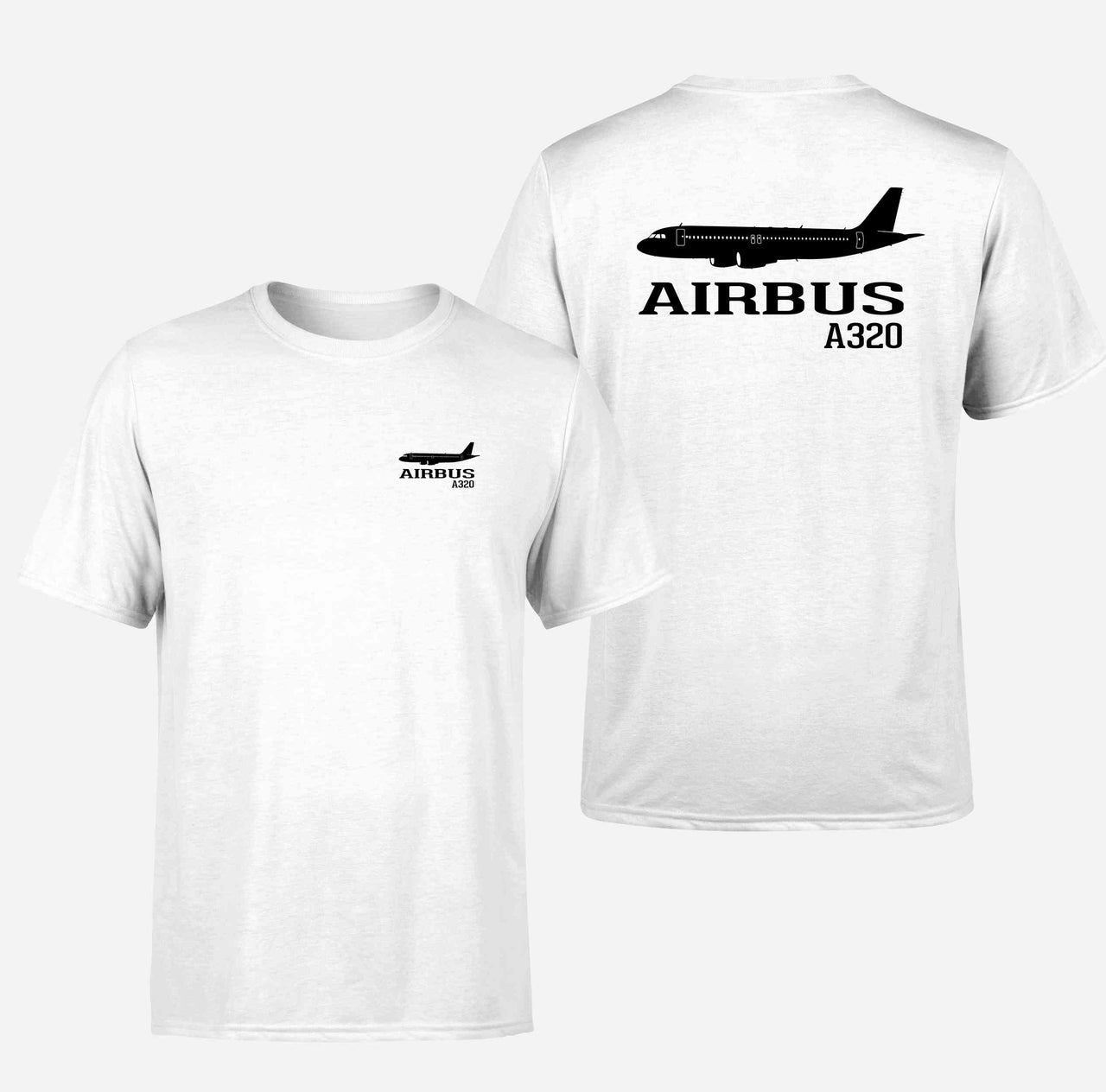 Airbus A320 Printed Double-Side T-Shirts