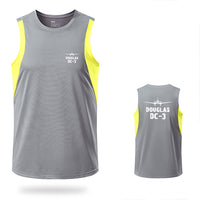 Thumbnail for Douglas DC-3 & Plane Designed Men Sleeveless T-shirt Quick Dry Vests