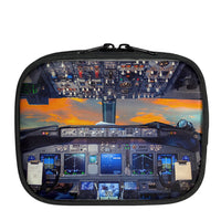 Thumbnail for Amazing Boeing 737 Cockpit Designed Travel & Medical Storage Bags