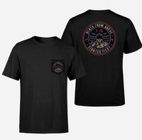 Thumbnail for Fighting Falcon F16 - Death From Above Designed Pocket T-Shirts