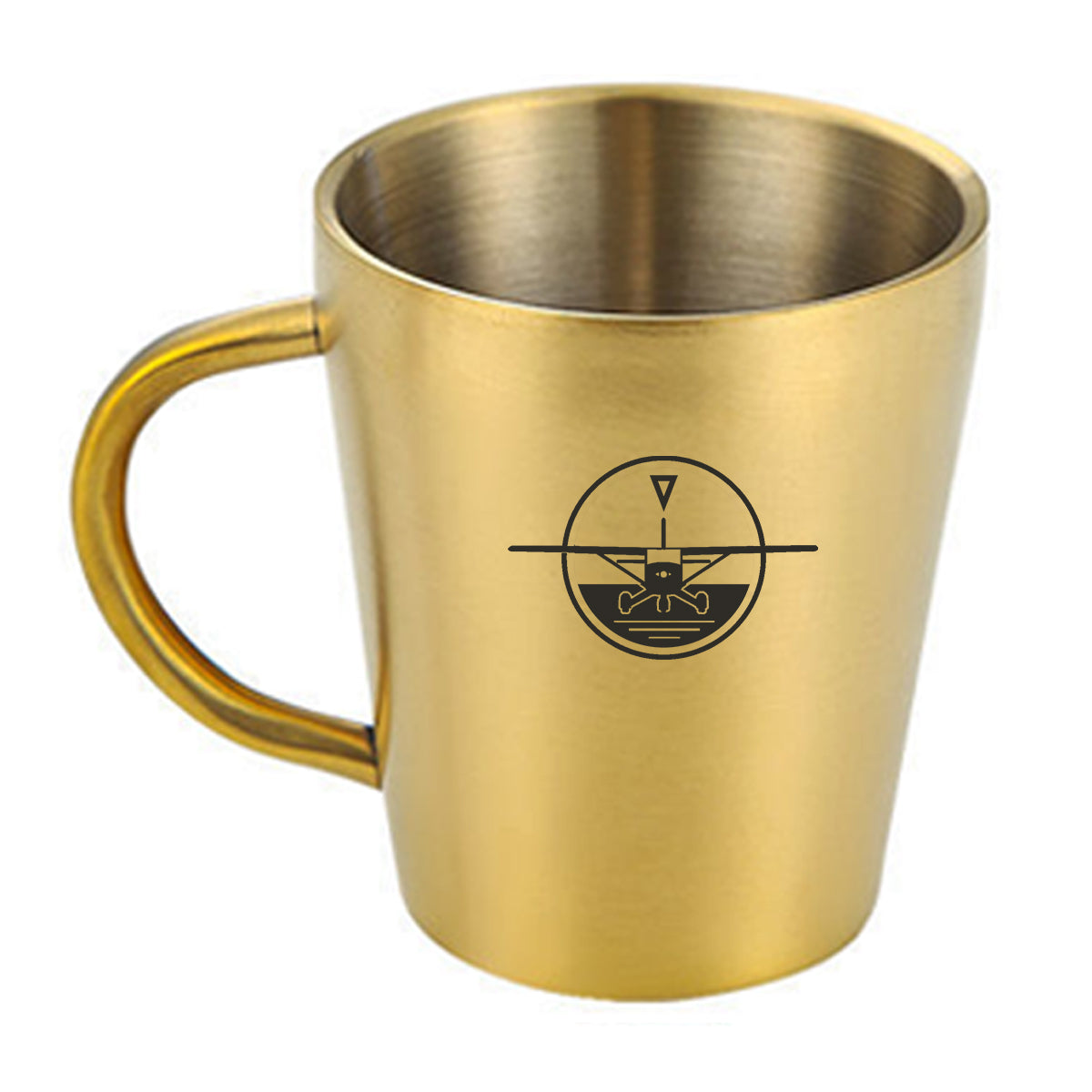 Cessna & Gyro Designed Stainless Steel Coffee Mugs