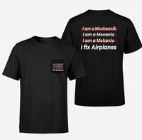 Thumbnail for I Fix Airplanes Designed Pocket T-Shirts