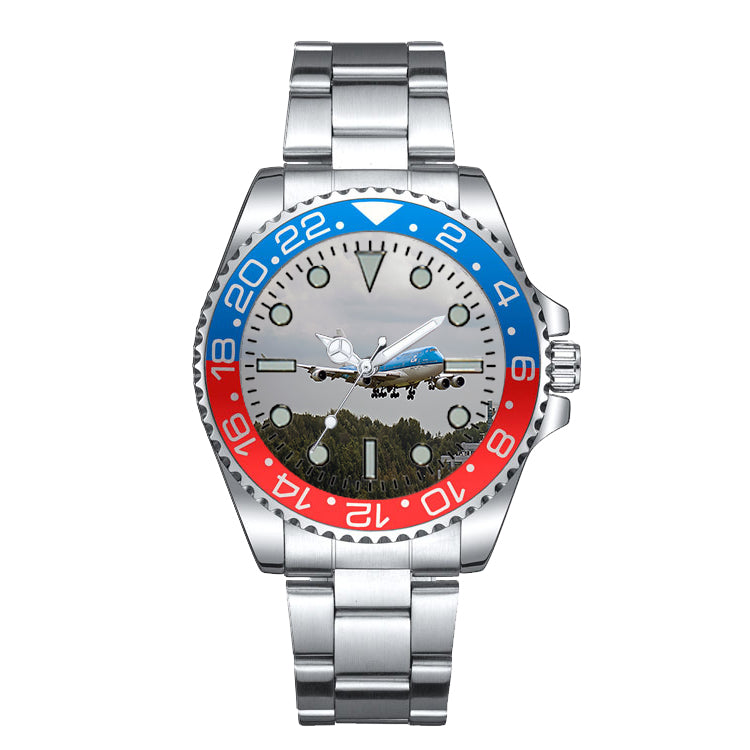 Landing KLM's Boeing 747 Designed Luxury Aviators Best Choice Watches