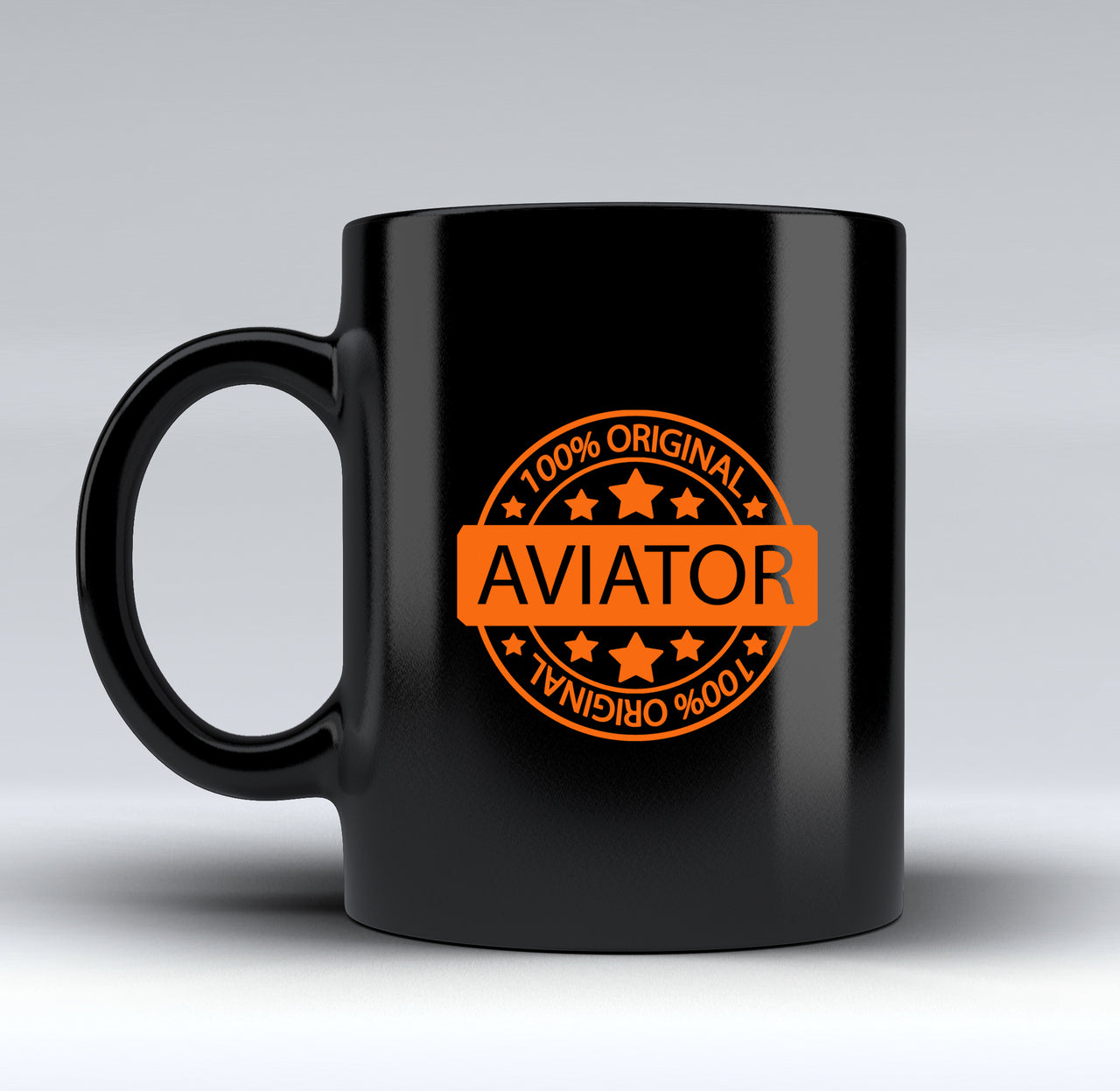 %100 Original Aviator Designed Black Mugs