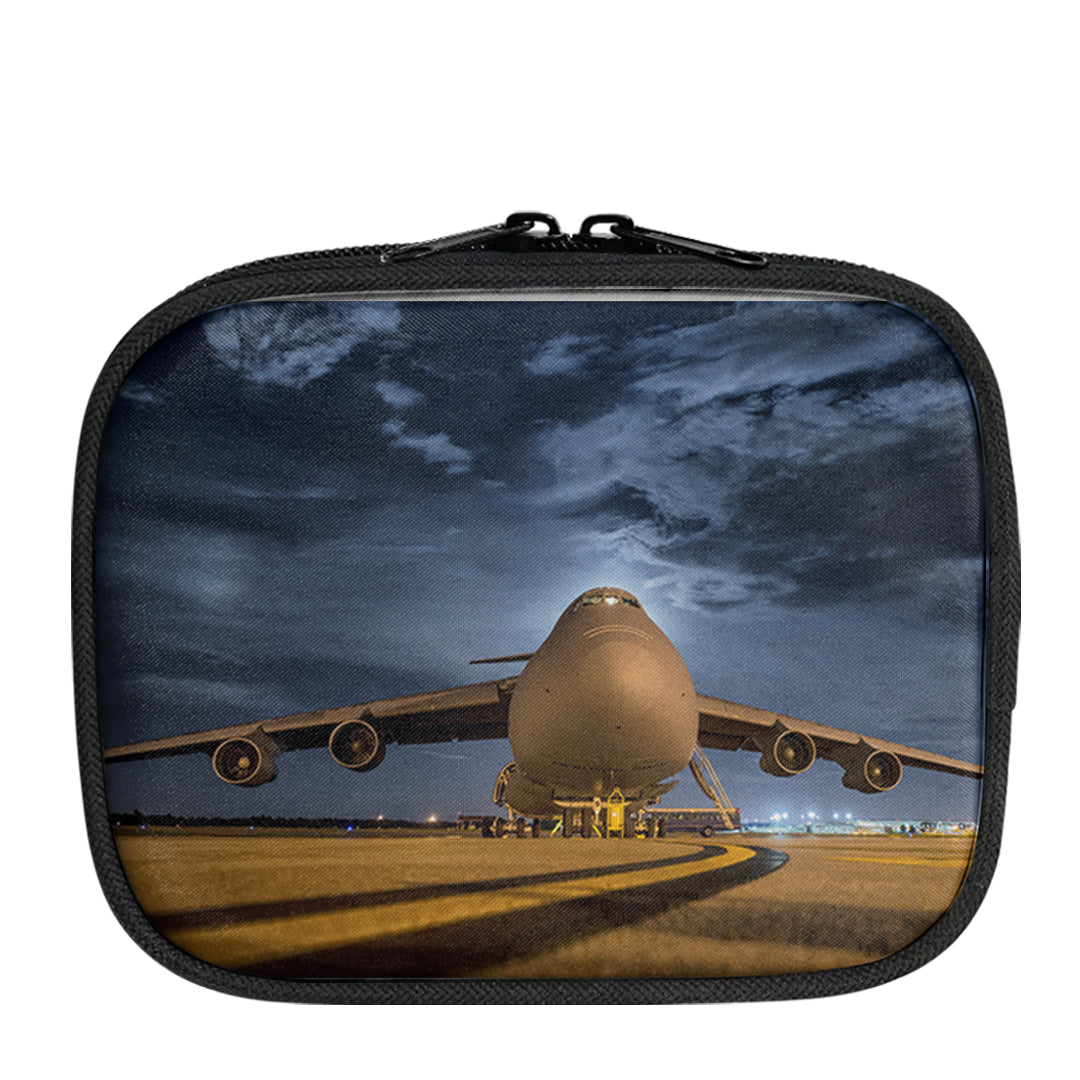 Amazing Military Aircraft at Night Designed Travel & Medical Storage Bags