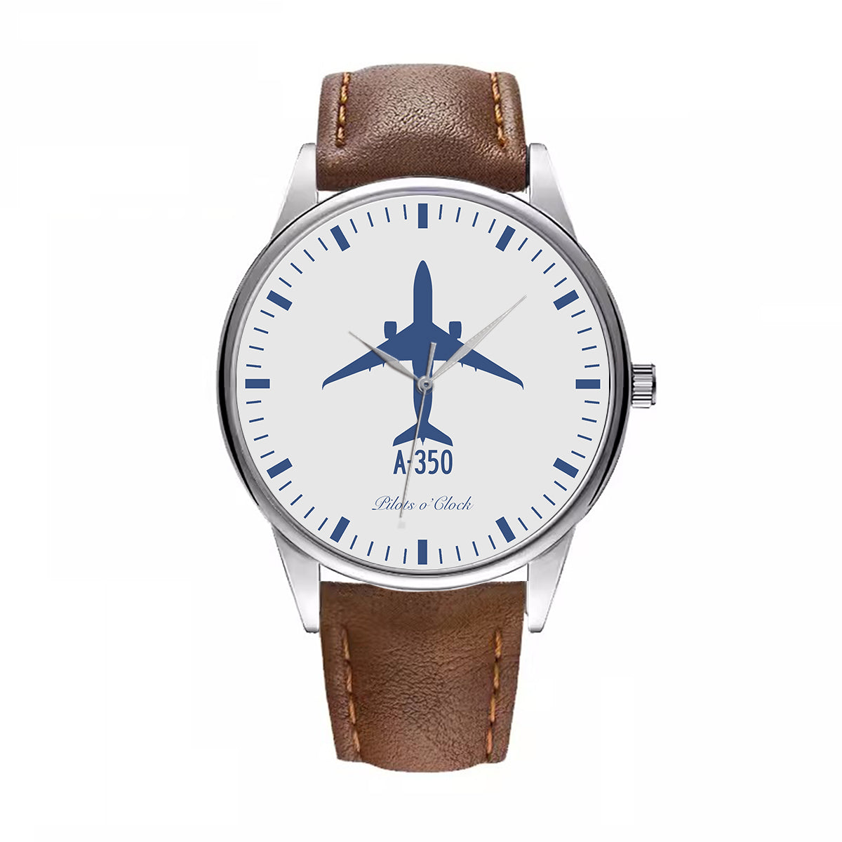 Airbus A350 Designed Fashion Leather Strap Watches