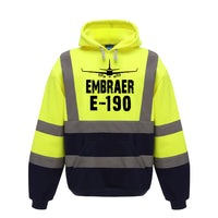 Thumbnail for Embraer E-190 & Plane Designed Reflective Hoodies