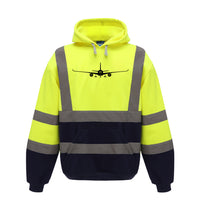 Thumbnail for Airbus A350 Silhouette Designed Reflective Hoodies