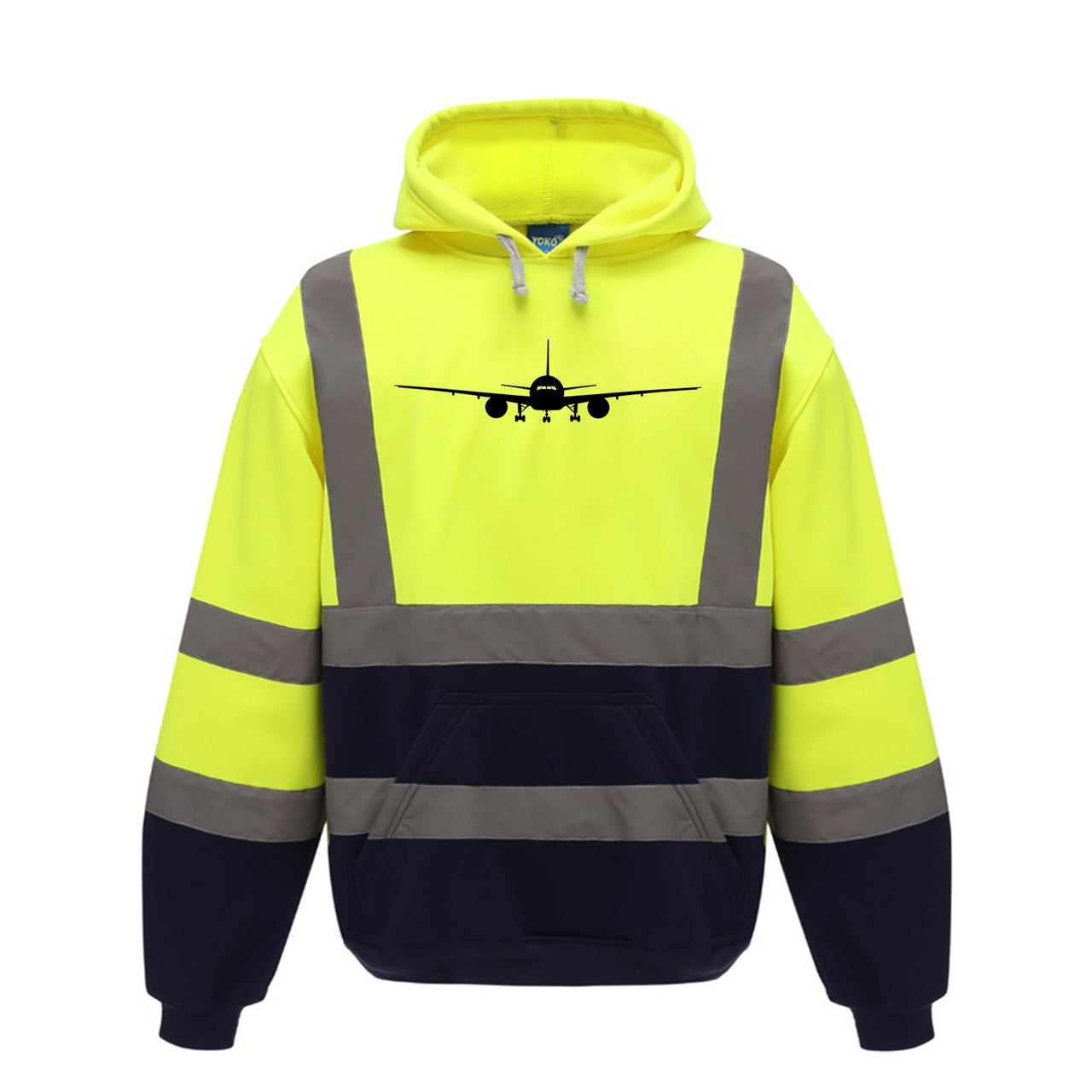 Boeing 777 Silhouette Designed Reflective Hoodies