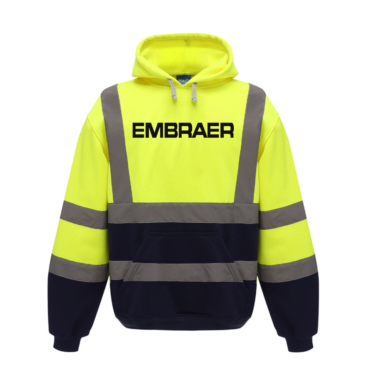 Embraer & Text Designed Reflective Hoodies