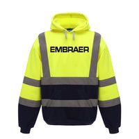 Thumbnail for Embraer & Text Designed Reflective Hoodies