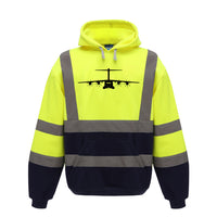 Thumbnail for Airbus A400M Silhouette Designed Reflective Hoodies