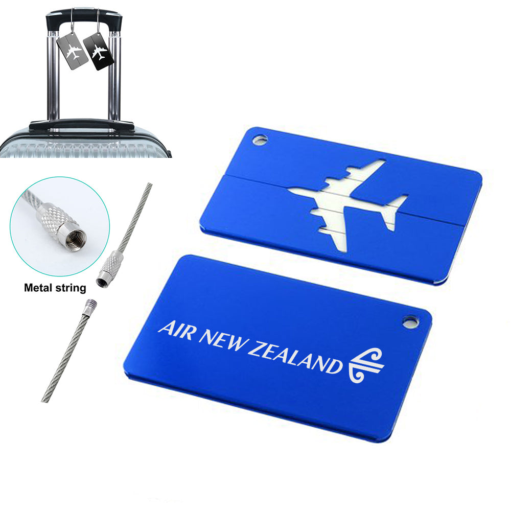 Air New Zealand Airlines Designed Aluminum Luggage Tags