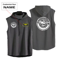 Thumbnail for Aviation Lovers Designed Hooded Tank Tops