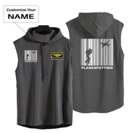 Thumbnail for Planespotting Designed Hooded Tank Tops