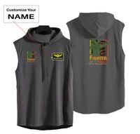 Thumbnail for Fighter Machine Designed Hooded Tank Tops