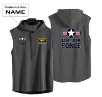 Thumbnail for US Air Force Designed Hooded Tank Tops