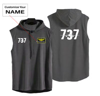 Thumbnail for Boeing 737 Designed Designed Hooded Tank Tops