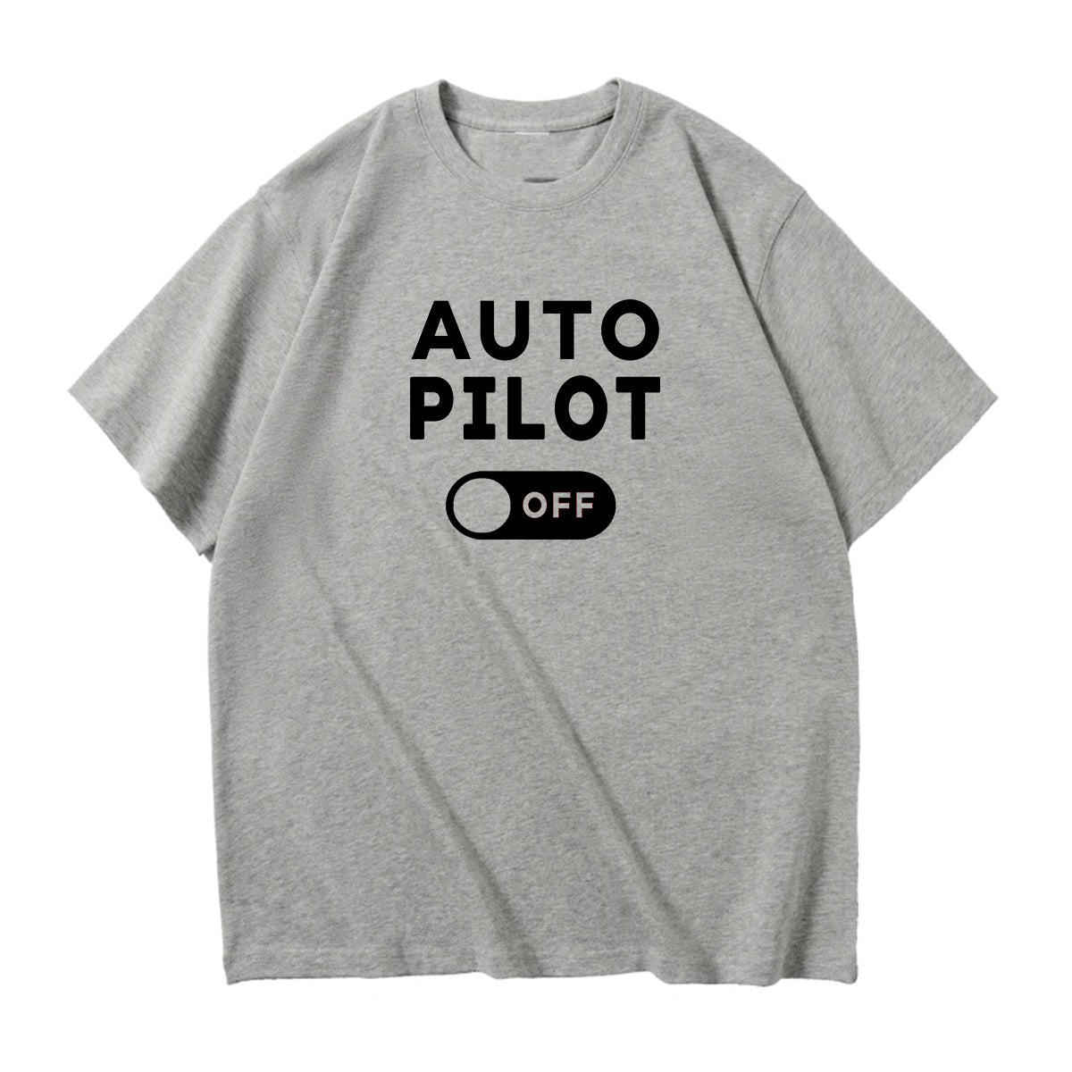 Auto Pilot Off Designed Relax Fit T-Shirts