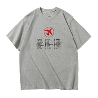 Thumbnail for Aviation Alphabet 2 Designed Relax Fit T-Shirts