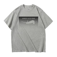 Thumbnail for Airbus A350XWB & Dots Designed Relax Fit T-Shirts