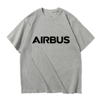 Thumbnail for Airbus & Text Designed Relax Fit T-Shirts