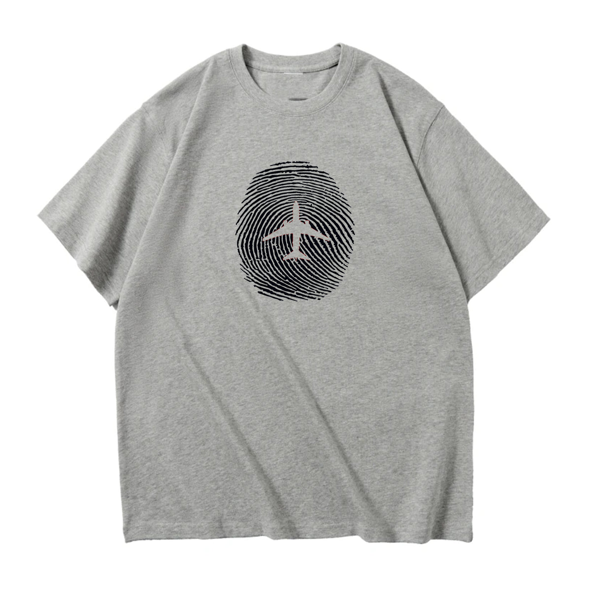 Aviation Finger Print Designed Relax Fit T-Shirts