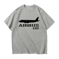 Thumbnail for Airbus A320 Printed Designed Relax Fit T-Shirts