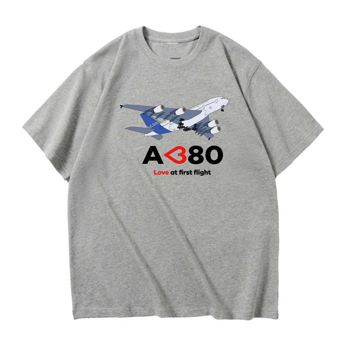 Airbus A380 Love at first flight Designed Relax Fit T-Shirts