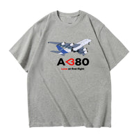 Thumbnail for Airbus A380 Love at first flight Designed Relax Fit T-Shirts