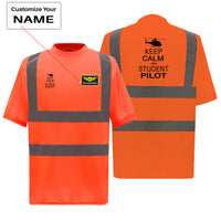 Thumbnail for Student Pilot (Helicopter) Designed Reflective T-Shirts