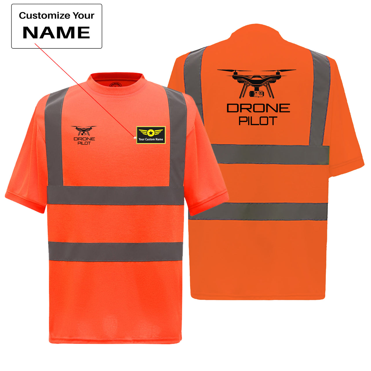 Drone Pilot Designed Reflective T-Shirts