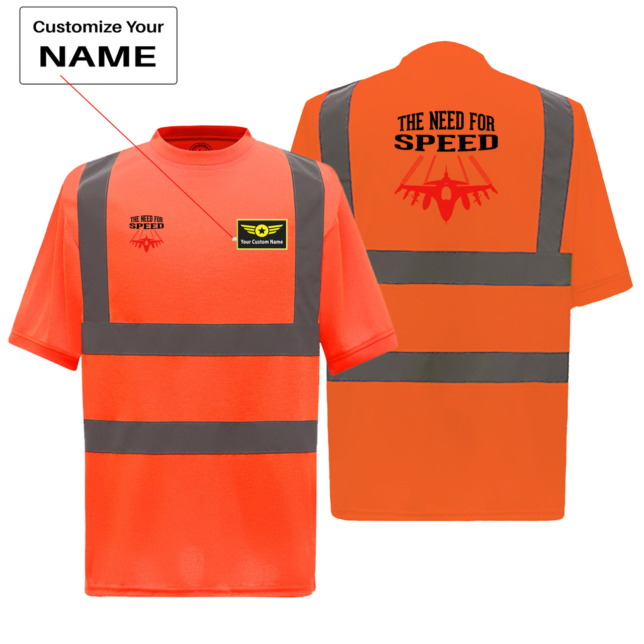 The Need For Speed Designed Reflective T-Shirts