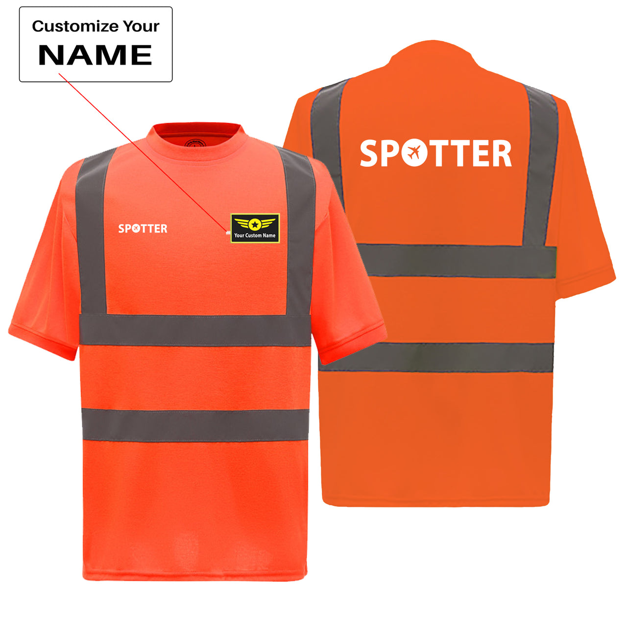 Spotter Designed Reflective T-Shirts