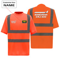 Thumbnail for Bombardier CRJ-900 Designed Reflective T-Shirts