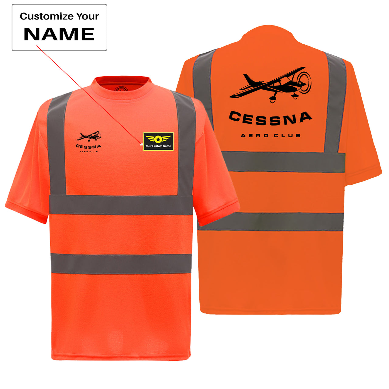 Cessna Aeroclub Designed Reflective T-Shirts