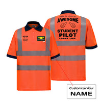 Thumbnail for Student Pilot Designed Reflective Polo T-Shirts