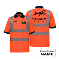 Thumbnail for Cessna Aeroclub Designed Reflective Polo T-Shirts